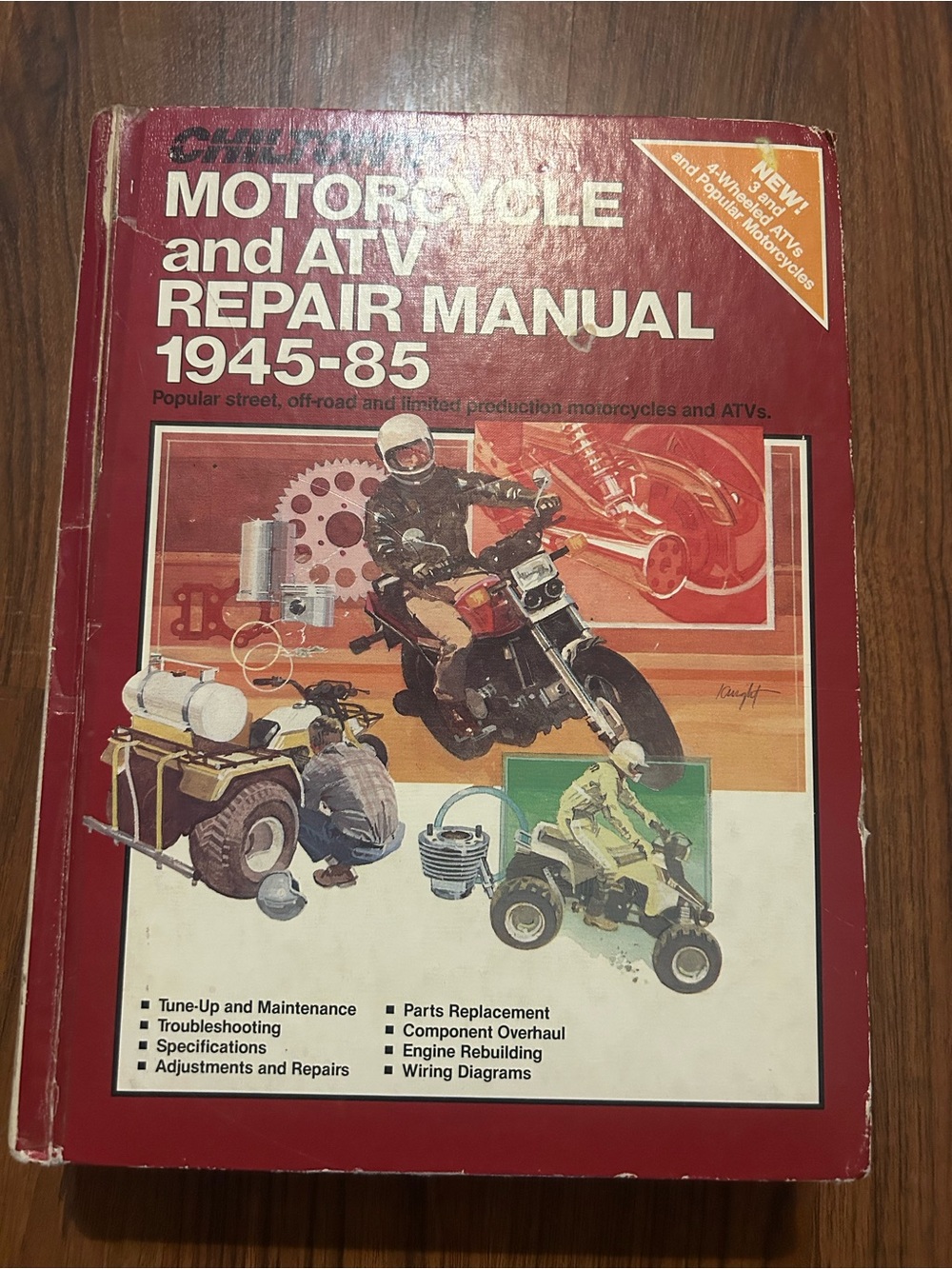 Chilton's Motorcycle and Atv Repair Manual, 1945-85